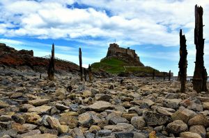 Lindisfarne - from the beach